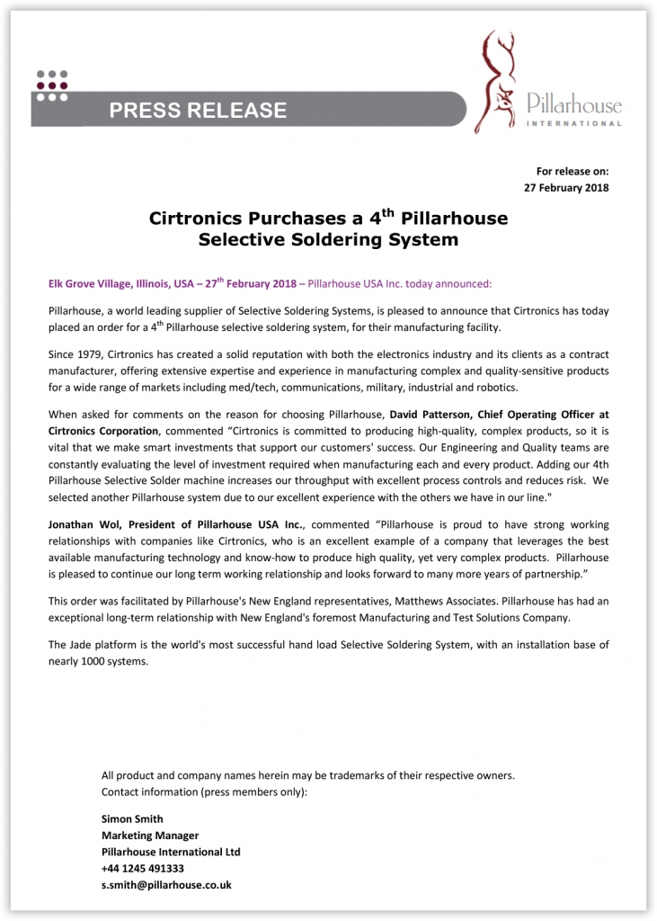 Cirtronics Pillarhouse 2018 03 1