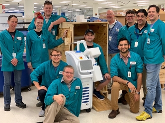First convergent dental unit shipped and team