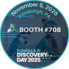 Image of the Cirtronics team building a customer's mobile robotic product. Cirtronics is exhibiting at Booth #708 at the Robotics and AI Discovery Day in Pittsburgh, PA on November 5, 2025.